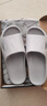 佳途旅行便攜拖鞋可家用待客酒店防滑拖鞋洗澡居家拖鞋灰色44-45 曬單實(shí)拍圖