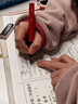英雄（HERO）鋼筆 E501 銥金正姿時(shí)尚商務(wù)辦公日常書(shū)寫(xiě)練字墨水筆 EF尖 極光紅 曬單實(shí)拍圖