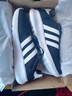 阿迪達斯（adidas）男鞋跑步鞋春季運動(dòng)鞋輕便減震防滑休閑鞋 黑/白 42 曬單實(shí)拍圖