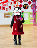 LUSON女?huà)胪?女寶寶網(wǎng)紗紅色連衣裙2026新款女童拜年服公主裙周歲禮服 曬單實(shí)拍圖