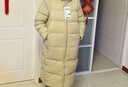 千仞崗【劉濤同款】2024新款冬季羽絨服女士長(cháng)款連帽外套加厚保暖防寒服 牛油果綠-升級版 L (170) 曬單實(shí)拍圖