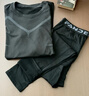 莫代爾保暖內衣男運動(dòng)緊身衣加絨加厚德青少年秋衣秋褲冬季套裝發(fā)熱抗寒 曬單實(shí)拍圖