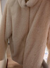 優(yōu)衣庫女裝男裝長(cháng)絨搖粒絨拉鏈茄克/長(cháng)袖外套夾克冬新款479611 30 淺米色 L 曬單實(shí)拍圖