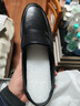 紅蜻蜓男鞋秋季新款男士商務(wù)皮鞋休閑低幫爸爸鞋通勤男鞋WTA45078 黑色 40 曬單實(shí)拍圖