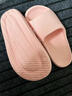 樸西夏季新款eva涼拖鞋女士簡(jiǎn)約軟底家用戶(hù)外用海邊沙灘防滑涼拖鞋男 櫻花粉 37-38 曬單實(shí)拍圖