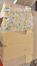貝瑞加（Babyprints）嬰兒連體衣2件裝男女寶寶純棉衣服柔軟爬服家居內衣四季哈衣 黃73 曬單實(shí)拍圖