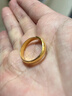 周生生新年黃金戒指 足金素圈活口戒情侶 可作對戒09141R 計價(jià)4.25克 曬單實(shí)拍圖