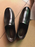 啄木鳥(niǎo)【頭層牛皮】休閑皮鞋男士真皮商務(wù)中老年爸爸鞋工作鞋子軟底防滑 9725黑色【頭層牛皮】 42 曬單實(shí)拍圖