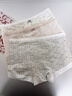 古今（GUJIN）3條裝女士?jì)妊澟兠?0A級抑菌中腰不夾臀全棉少女無(wú)痕平角短褲z 曬單實(shí)拍圖