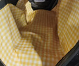 寵物車(chē)載墊汽車(chē)后排狗狗車(chē)載墊車(chē)載窩防臟坐墊車(chē)用狗墊大型犬墊子 后排橙格 150*135cm防水牛津布 曬單實(shí)拍圖