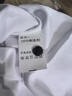 羅蒙（ROMON）100%純棉長袖t恤男秋冬季翻領雙面絲光棉體恤衫休閑寬松打底衫男 曬單實拍圖