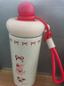 ins風(fēng)高額值保溫杯浮球杯卡通大容量吸管杯學(xué)生戶(hù)外提繩可愛(ài) INS風(fēng)潮流保溫杯/紅色小鹿/600ml 曬單實(shí)拍圖