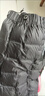 雅鹿【90%鴨絨】羽絨褲男內穿加絨中老年大碼高腰男女同款保暖防寒褲 曬單實(shí)拍圖