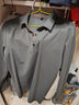 杉杉無(wú)痕彈力 長(cháng)袖T恤男士春秋季POLO衫翻領(lǐng)商務(wù)休閑爸爸工裝款打底衫 曬單實(shí)拍圖