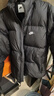 耐克男子保暖羽絨服夾克冬新款寬松防潑水NIKE THERMA-FIT IB2976 010黑/白 M 曬單實(shí)拍圖