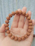 妍韻珠寶精品京八棱猴頭手串老型光珠文玩核桃男女士佛念珠手鏈11mm 曬單實(shí)拍圖