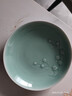 龍泉青瓷家用淺菜盤(pán)耐高溫簡(jiǎn)約炒菜盤(pán)加厚可微波餐盤(pán)易清洗陶瓷中式餐具 天青7英寸 曬單實(shí)拍圖