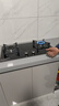 美的（Midea）【液化氣/煤氣罐】燃氣灶雙灶家用5.0KW大火力黑晶寬面板臺嵌兩用雙灶Q330 曬單實(shí)拍圖