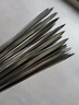 原始人燒烤簽子304不銹鋼燒烤用具烤針扁簽羊肉串鐵簽子燒肉簽串針簽子 33.5cm【304不銹鋼】100支 曬單實(shí)拍圖