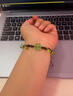 芯奢好運四葉草手鏈女小眾百搭手工編織情侶手繩閨蜜二人學(xué)生送女朋友 米色碎石四葉草手繩 曬單實(shí)拍圖