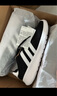 阿迪達斯（adidas）男鞋跑步鞋運動(dòng)鞋輕便減震防滑休閑鞋 黑/白 44 曬單實(shí)拍圖