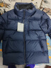 CARE OF LORD Bal系列 冬季男士加厚立領(lǐng)白鵝絨短款面包服羽絨服9575 藏青色 L ｜鵝絨 228G 曬單實(shí)拍圖