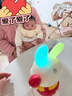 翔億新生兒抬頭訓練嬰兒玩具0-6個(gè)月以上1歲寶寶電動(dòng)會(huì )跳舞的小福兔子 曬單實(shí)拍圖