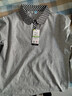 啄木鳥(niǎo)正肩polo衫長(cháng)袖t恤女新款秋季純棉中年大碼打底衫上衣 灰色 XL 曬單實(shí)拍圖