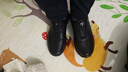 零度Zero商務(wù)真皮時(shí)尚休閑男鞋26新款軟底緩震防滑舒適徒步鞋 黑色 42 曬單實(shí)拍圖