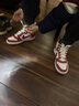 耐克（NIKE）官方休閑鞋女鞋 秋季高幫透氣運動(dòng)鞋簡(jiǎn)版空軍一號耐磨學(xué)生板鞋 芝加哥白紅/高幫 38.5 曬單實(shí)拍圖