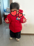 巴拉巴拉童裝兒童羽絨服男童女童2025新款春裝拜年服紅色國風(fēng)寶寶外套加厚 曬單實(shí)拍圖