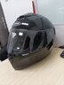 野馬（YEMA）摩托車(chē)頭盔電動(dòng)車(chē)全盔男女士四季機車(chē)3C認證成人騎行電瓶車(chē)安全帽 特亮黑-透明鏡 透明鏡片 曬單實(shí)拍圖