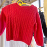 優(yōu)衣庫嬰幼兒寶寶souffle yarn舒芙蕾可機洗針織衫舒芙蕾478832 16 紅色 90 曬單實(shí)拍圖