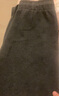 詩(shī)凡黎（‘S EIFINI）孟子義代言經(jīng)典中筒云朵針織褲2025秋冬新款顯瘦百搭休閑褲 煙灰 S 曬單實(shí)拍圖
