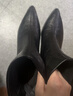 ZHR加絨短靴女2025冬新款尖頭高跟鞋粗跟洋氣瘦瘦靴女 BL616A黑色37 曬單實(shí)拍圖