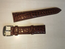istrap美洲鱷魚(yú)皮表帶真皮男適用歐米茄天梭積家萬(wàn)國浪琴手表帶20mm 曬單實(shí)拍圖