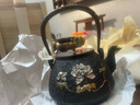 渡和堂國色天香手工失蠟法鑄造植気檸鈍內壁健康養生茶道美學(xué)鐵壺具 鐵壺 曬單實(shí)拍圖