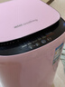 奧克斯（AUX）迷你洗衣機 全自動(dòng)小型嬰兒兒童寶寶內衣波輪洗衣機 帶甩干烘干洗脫一體 【國補】9KG洗脫容量粉色【洗烘一體】 曬單實(shí)拍圖
