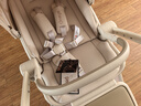 丸丫T9嬰兒推車(chē)雙向輕便可坐可躺折疊四輪避震新生兒高景觀(guān)香檳金 曬單實(shí)拍圖