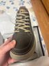 百麗休閑保暖高幫鞋男2026新春季商場(chǎng)款厚底增高工裝板鞋8ZY11AD6 卡其色（高幫絨里） 40 (250mm) 曬單實(shí)拍圖