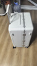 米拉達大容量行李箱女深倉鋁框拉桿箱男登機差旅行箱收納學(xué)生密碼箱子皮 薔薇白【4:6大容量深倉鋁框】 26英寸 曬單實(shí)拍圖