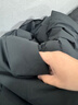 阿迪達斯（adidas）火鍋羽絨服男防風(fēng)保暖男裝舒適休閑運動(dòng)服連帽外套 黑色 L 曬單實(shí)拍圖