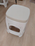安納福 塑料凳家用小板凳換鞋凳子寶寶餐椅學(xué)習椅靠背椅子HK5178白色 曬單實(shí)拍圖