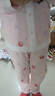 都市麗人A類(lèi)棉女士睡衣女100%純棉長(cháng)袖長(cháng)褲10A抑菌秋季防螨家居服淺粉2XL 曬單實(shí)拍圖