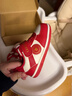 泰蘭尼斯冬季新款學(xué)步鞋新年兒童加絨保暖寶寶鞋男女寶寶軟底嬰兒機能童鞋 白/紅 加絨冬款 23 內長(cháng)15.0cm適合腳長(cháng)13.3~13.7cm 曬單實(shí)拍圖