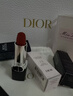 迪奧Dior烈艷藍金口紅絲絨720啞光唇膏生日禮物 新年禮物送女生 曬單實(shí)拍圖