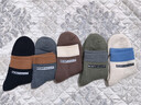 夢(mèng)特嬌襪子男冬季100%純棉加厚7A抗菌防臭保暖棉襪抗寒中長(cháng)筒毛圈襪5雙 曬單實(shí)拍圖