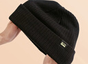 李寧帽子戶(hù)外運動(dòng)帽保暖針織帽秋冬新款毛線(xiàn)帽跑步滑雪防寒護耳套頭帽 023黑色【防寒保暖加厚前后可戴 曬單實(shí)拍圖