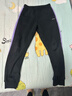 李寧童裝兒童運動(dòng)褲子女大童褲側撞色拼接加絨束腳衛褲165YKLV460-1 曬單實(shí)拍圖