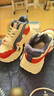 回力男鞋冬季保暖棉鞋女生情侶老爹鞋學(xué)生運動(dòng)增高休閑鞋兒童休閑鞋子 深米藍紅 40 曬單實(shí)拍圖